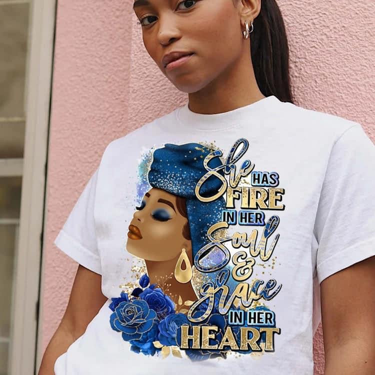 She Has Fire In Her Soul... (Blue)