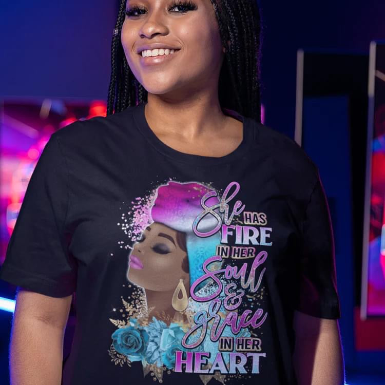 She Has Fire In Her Soul... (Pink)