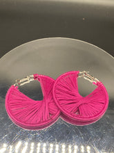 Load image into Gallery viewer, Small/ Medium  Woven Earrings
