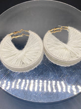 Load image into Gallery viewer, Small/ Medium  Woven Earrings
