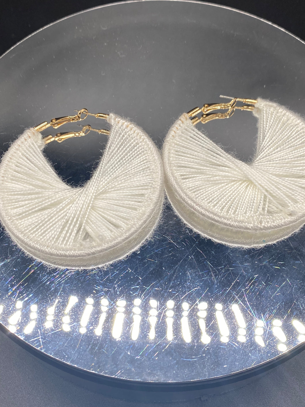 Small/ Medium  Woven Earrings